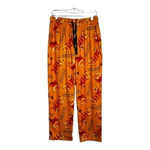 The Garfield Movie 2024 Mens Sleep‎ Pants Orange Purrfect All Over Print Small